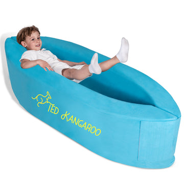 Sensory Chair for Kids — Sensory Soft Canoe for Children – Deluxe Adjustable Compression Peapod Foam
