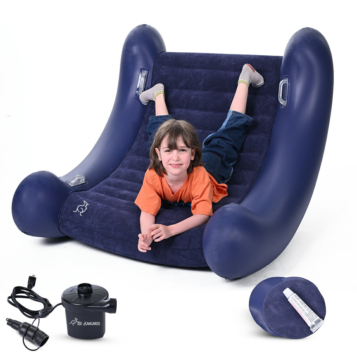 Portable Inflatable Sensory Chair for Kids and Teens, Rocking and ...