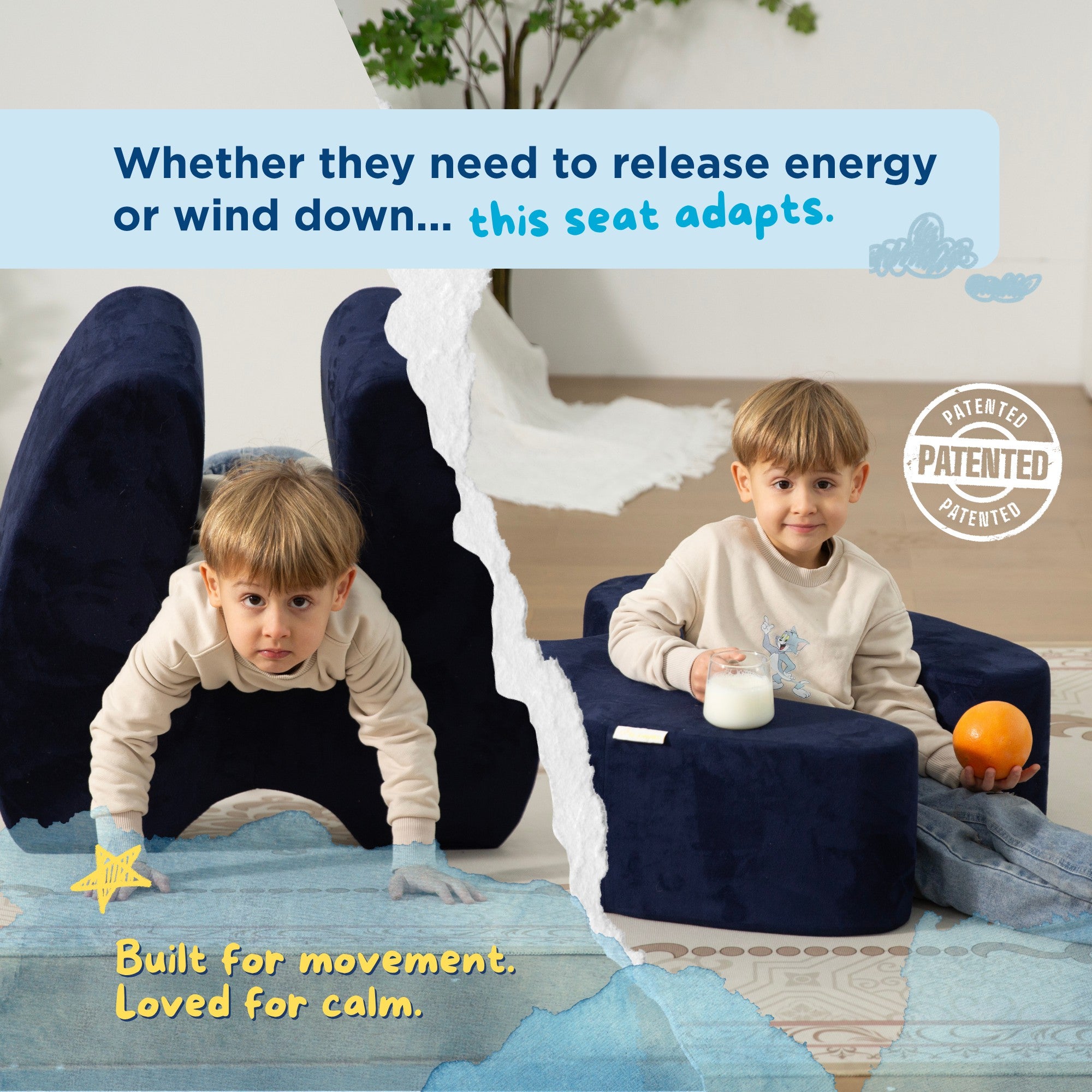 Sensory Soft Squeeze Seat